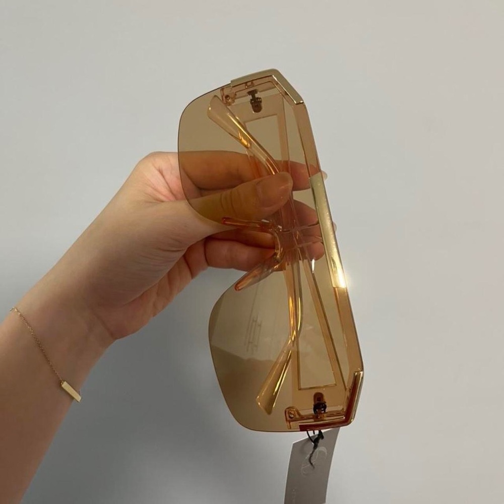 Nude peach sunglasses
